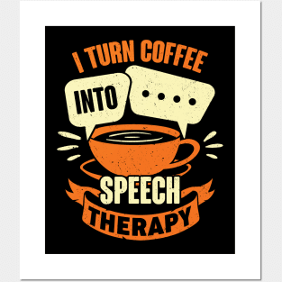 Speech Language Pathologist Therapist SLP Gift Posters and Art